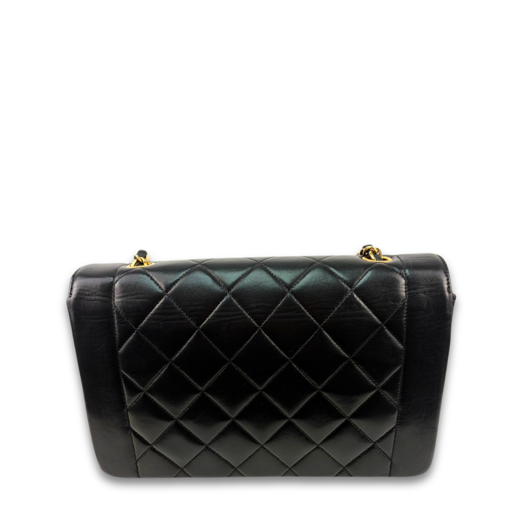 Chanel Medium Lambskin Diana Single Flap