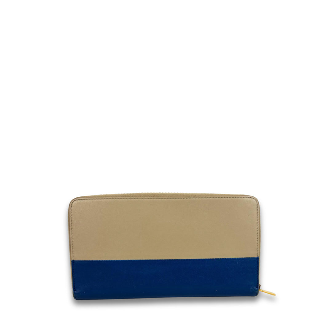 Celine Bicolor Zipper Wallet