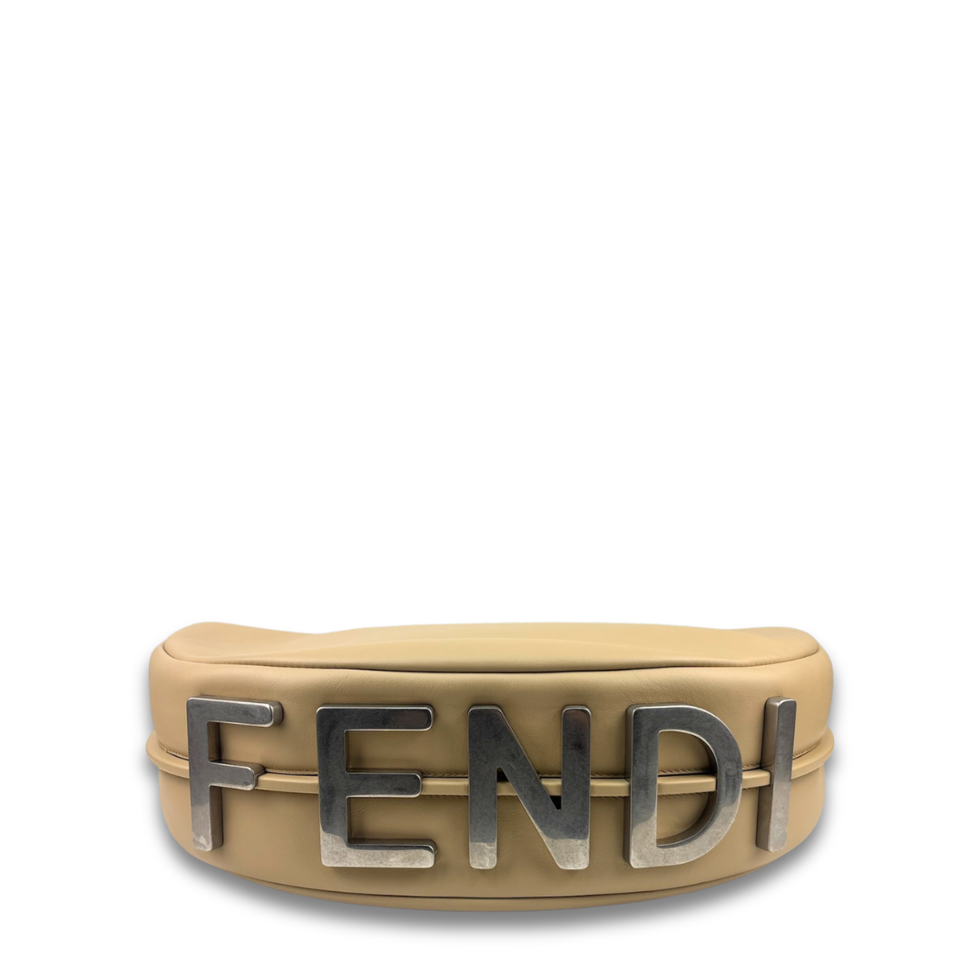 Fendi Beige Medium Fendigraphy Hobo