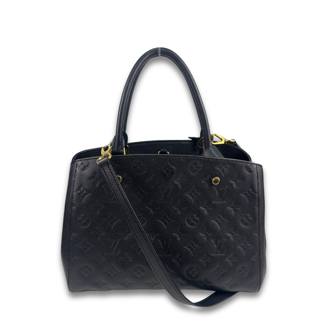 Louis Vuitton Black Empreinte Montaigne MM