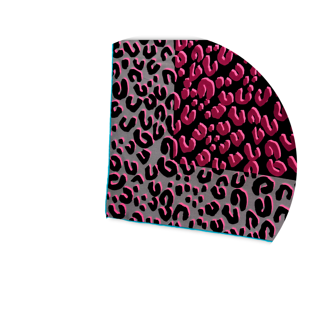 Louis Vuitton XL Leopard Print Silk Scarf