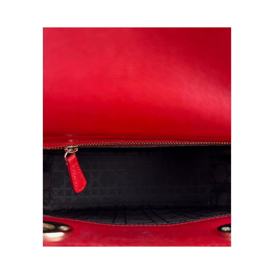 Dior Red Small Lady Dior
