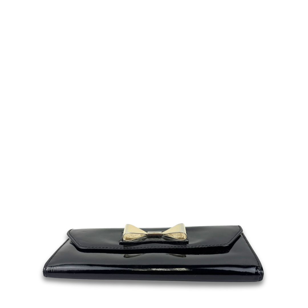 Chloe Black Patent Leather Wallet