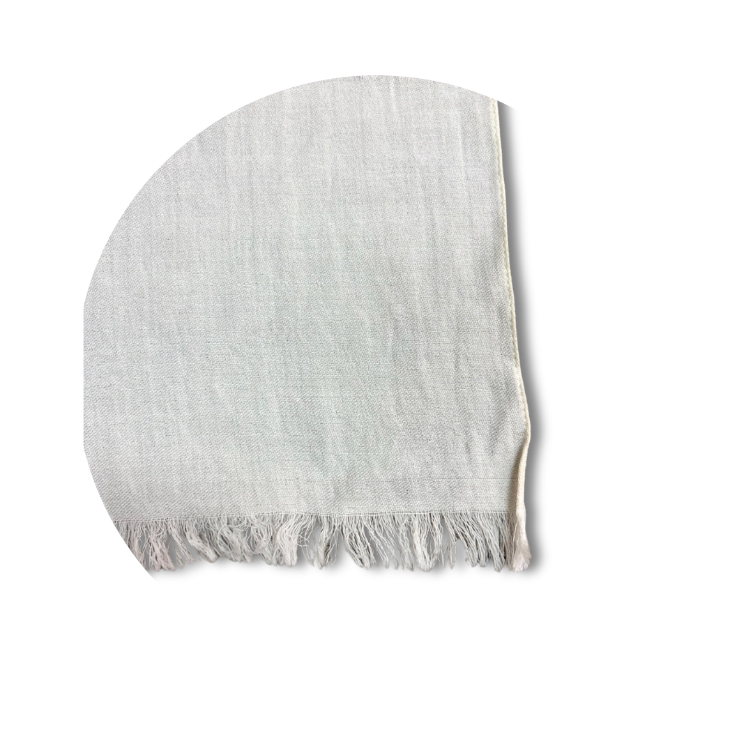 Gucci Cream 'GG' Monogram Jacquard Scarf