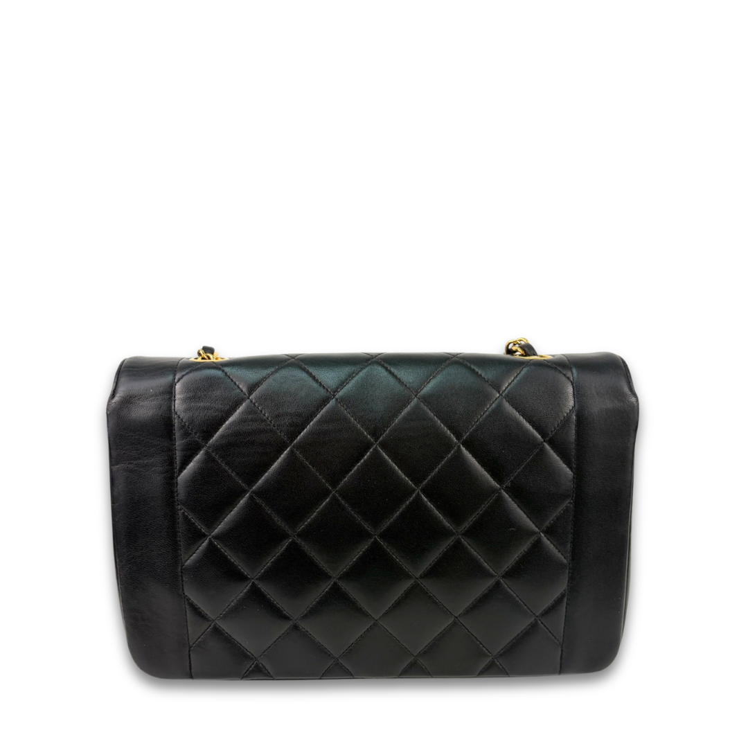 Chanel Medium Lambskin Diana Single Flap