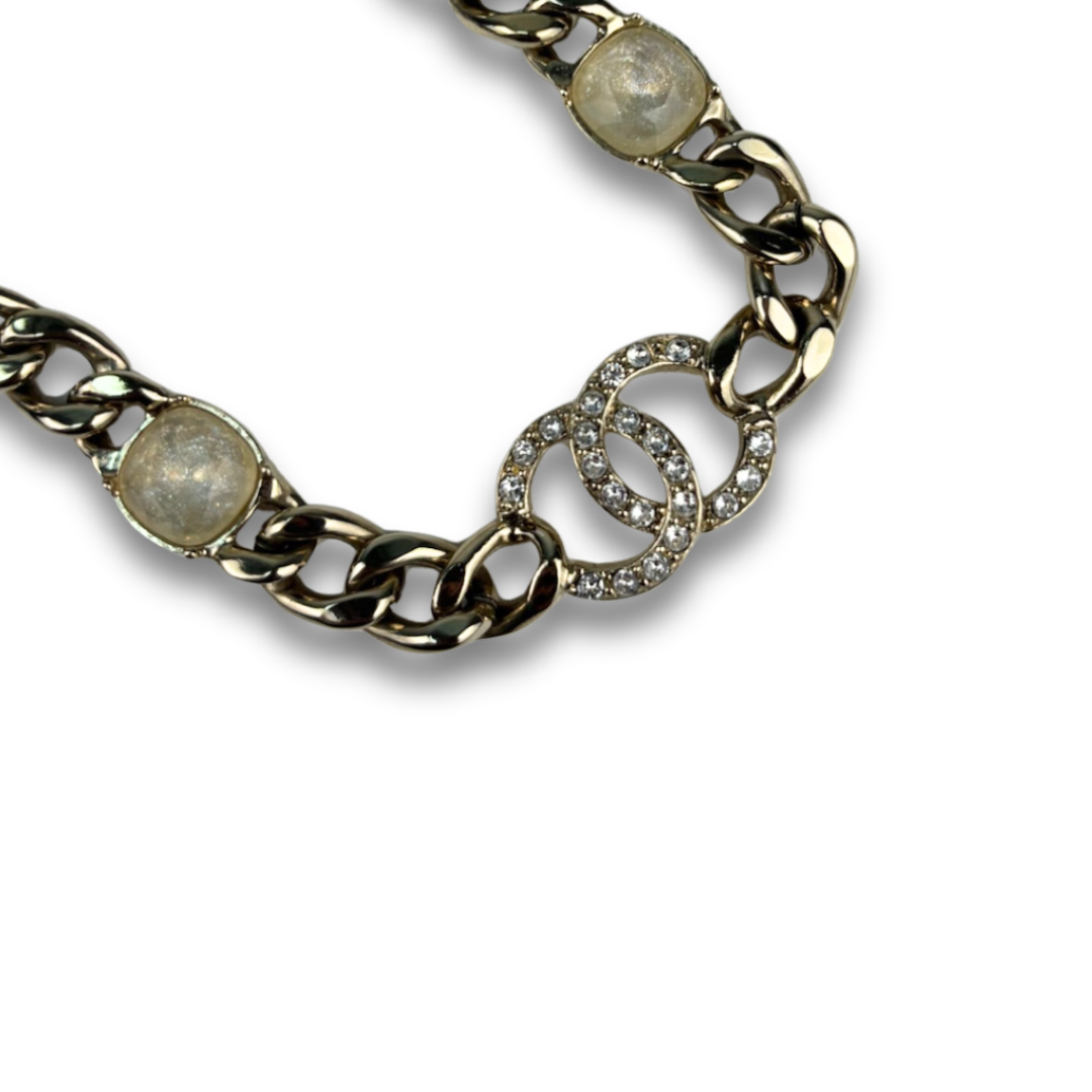 Chanel Curb Link Choker Necklace