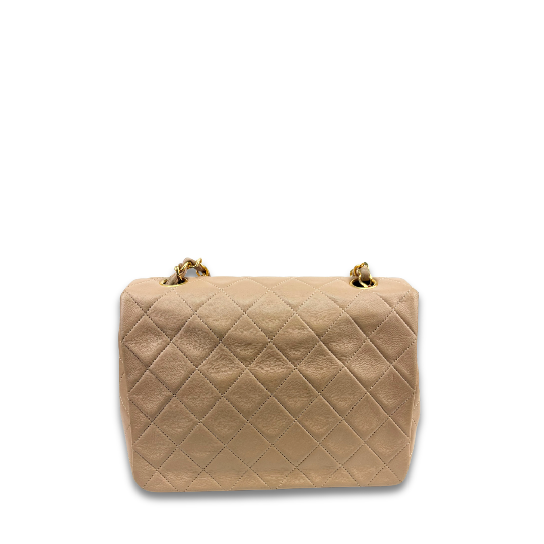 Chanel Classic Beige Small Square Single Flap