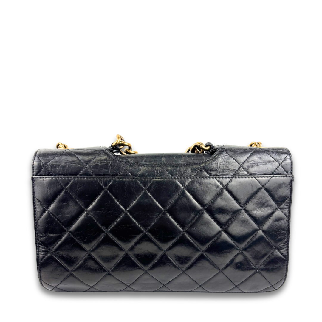 Chanel Large Black Perfect Edge Flap Bag