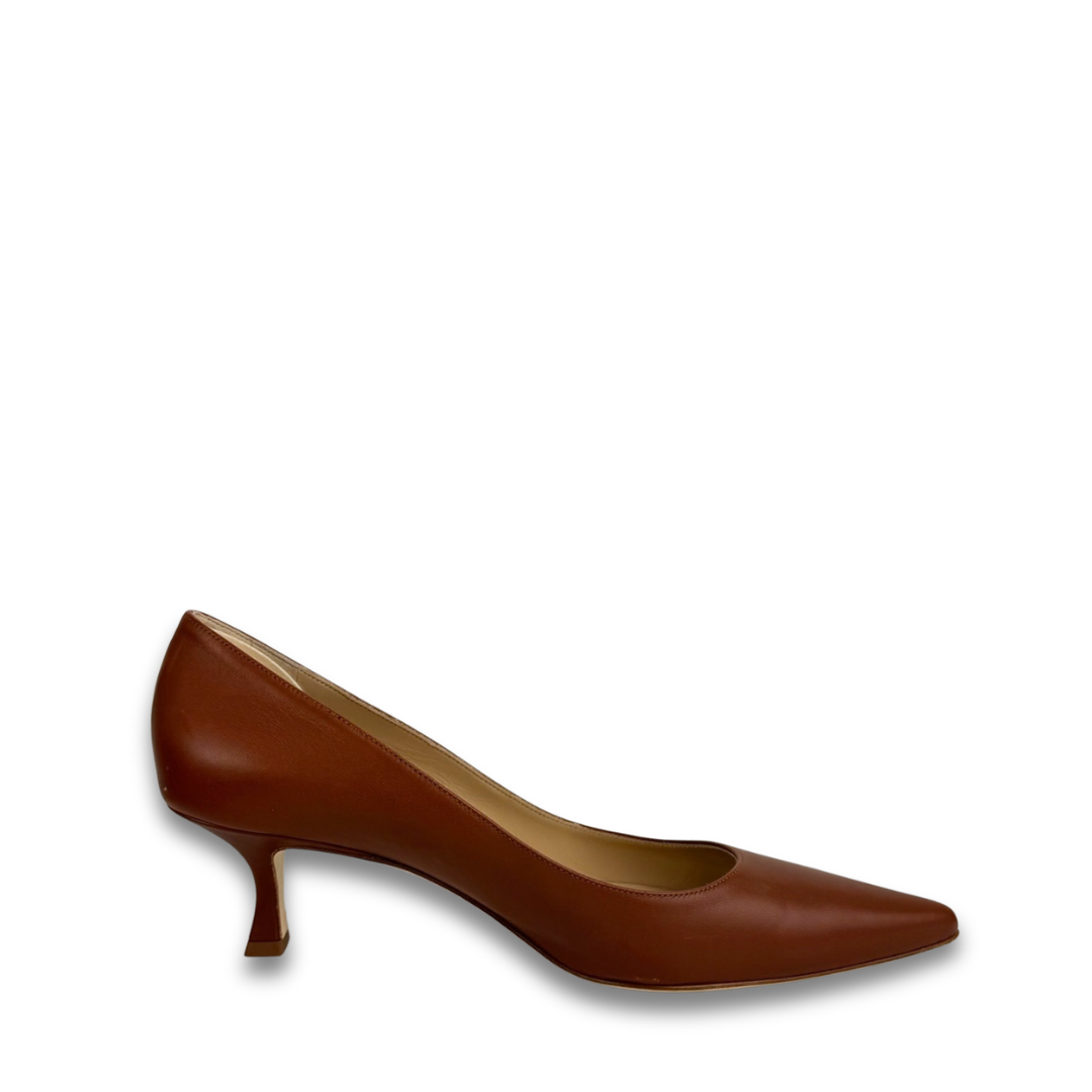 Manolo Blahnik Brown Srila 50 - Size 40