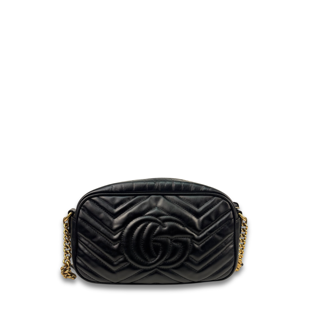 Gucci Black Marmont Camera Bag