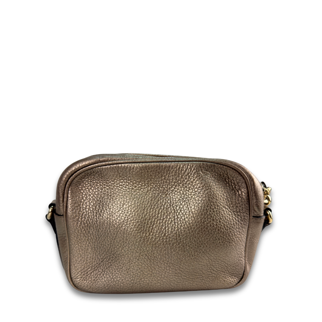 Gucci Metallic Gold Soho Disco Crossbody