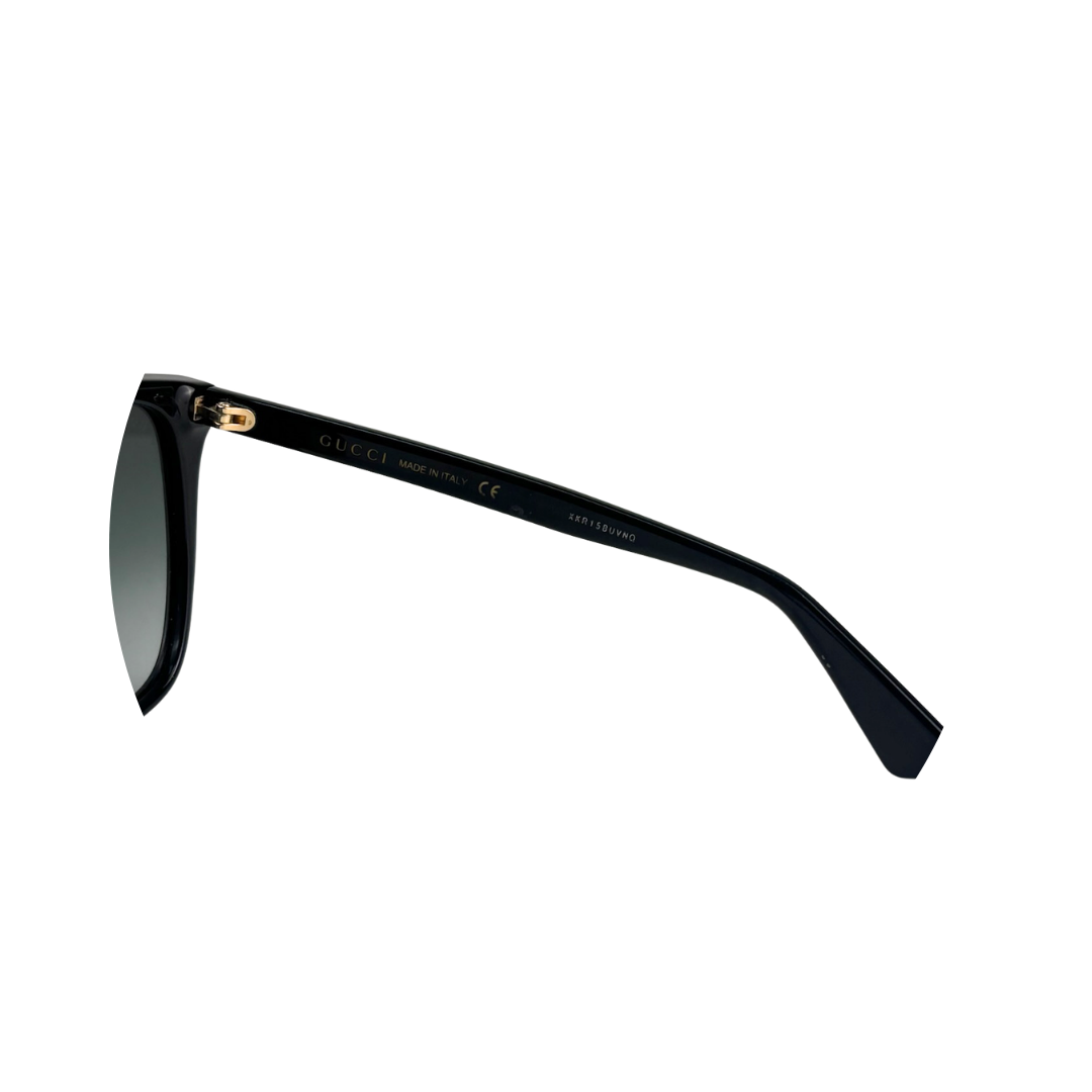 Gucci Black Oversized Gradient Sunglasses