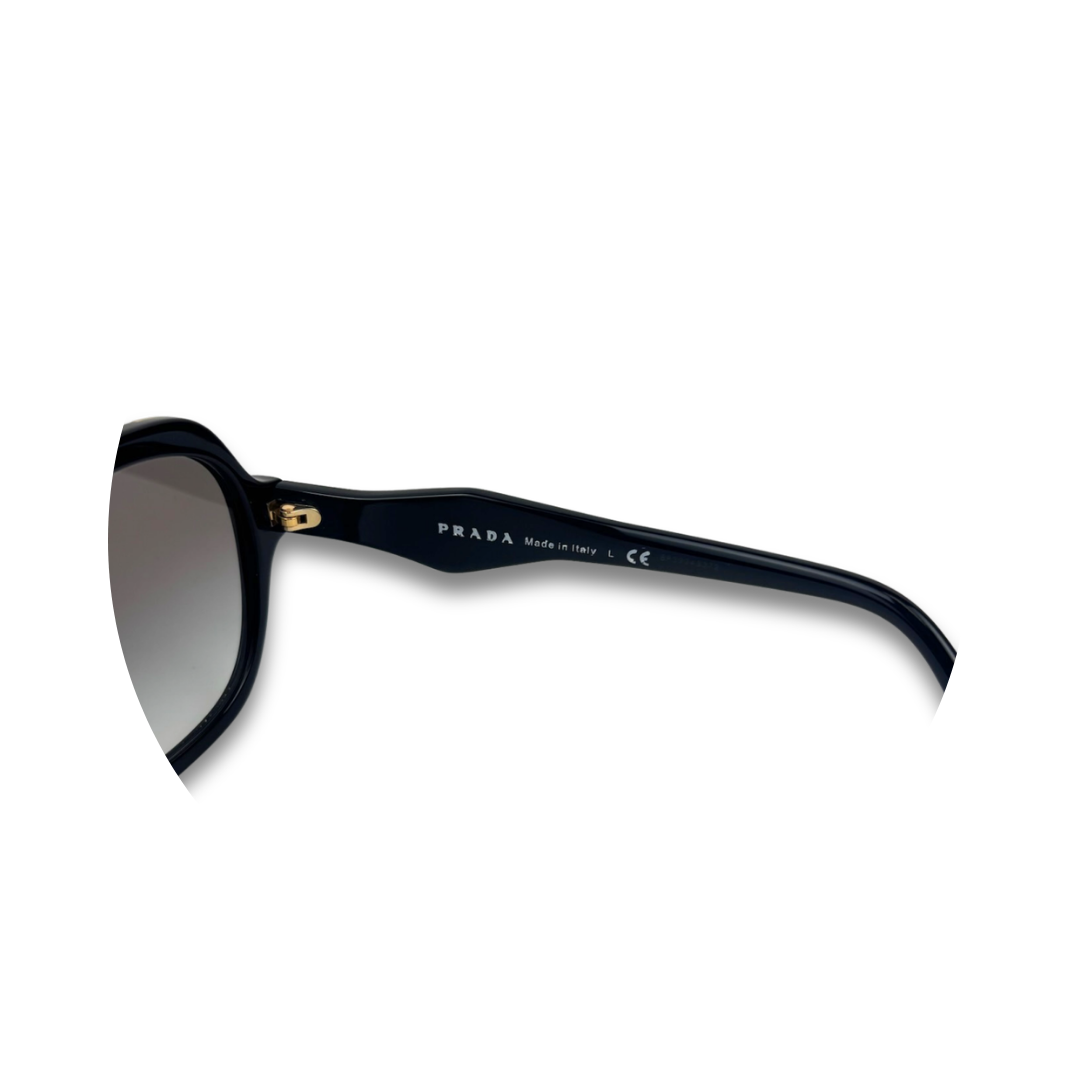 Prada Round Black Sunglasses