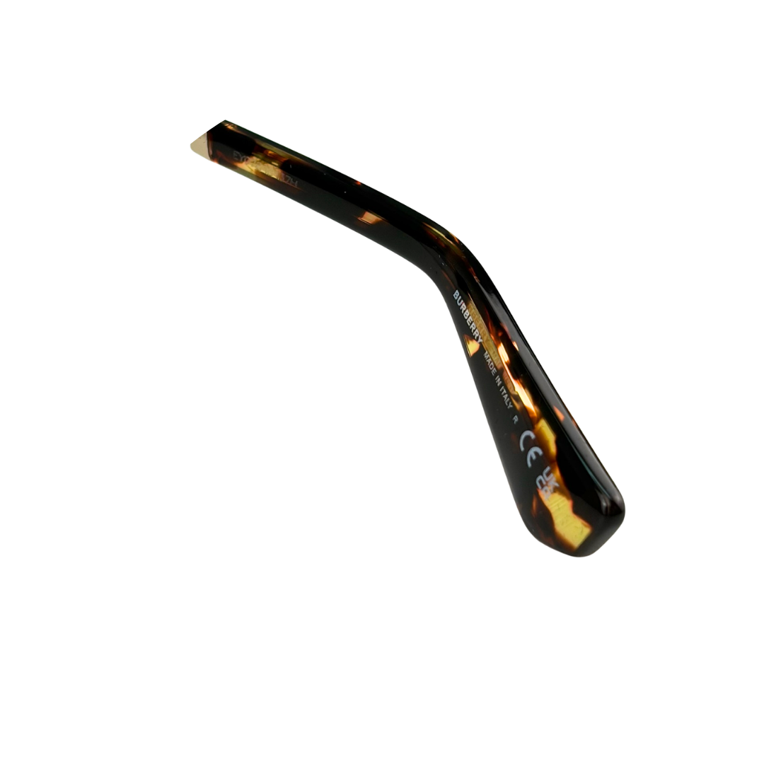 Burberry Gold Metal Aviator Sunglasses