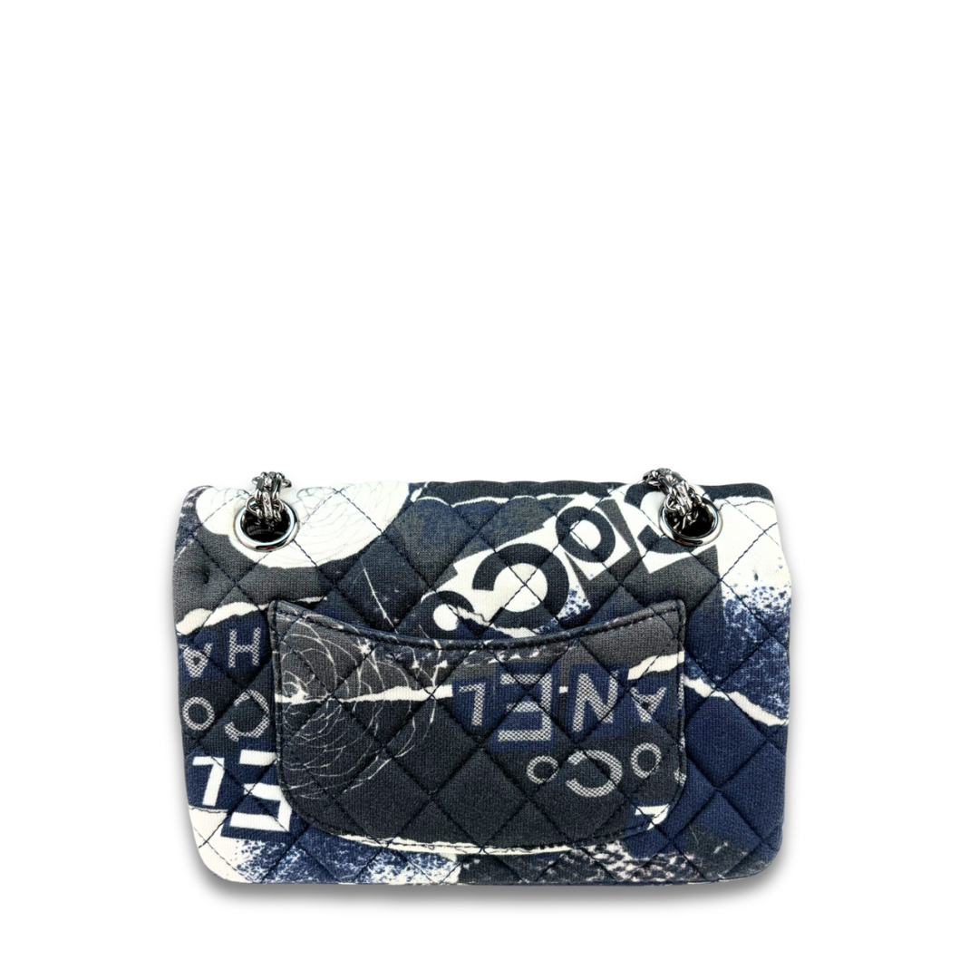Chanel Quilted Fabric Mini 2.55 Reissue Single Flap