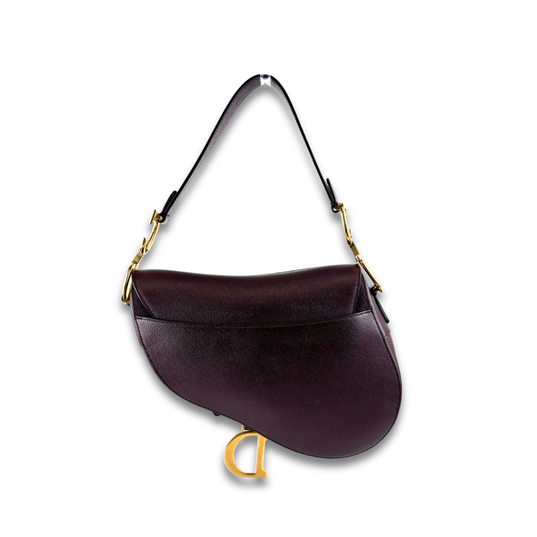 Dior Calfskin Saddle Bag with Strap