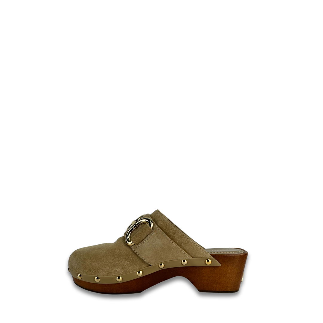 Louis Vuitton Suede Cottage Clogs - Size 37