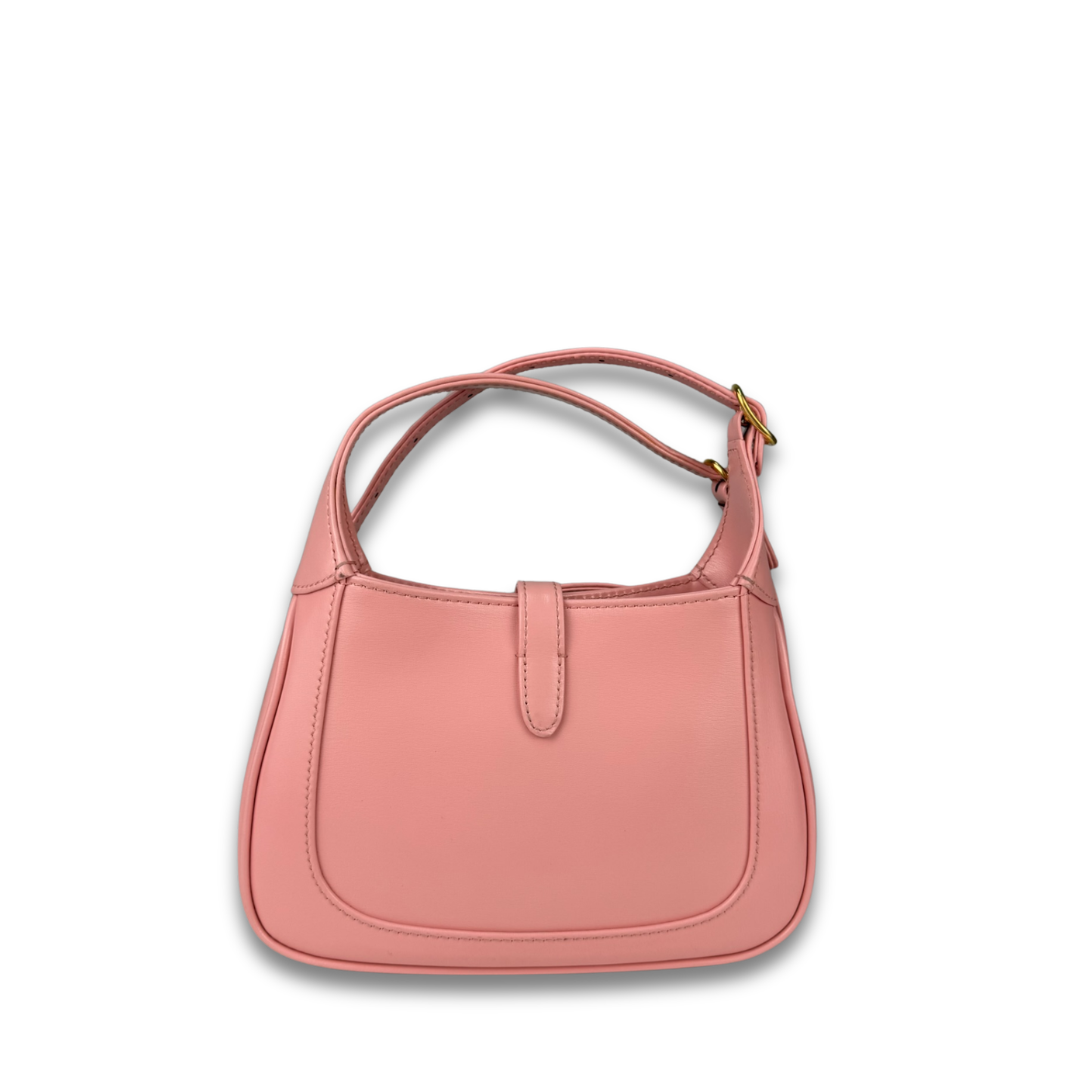 Gucci Pink Calfskin 1961 Mini Jackie