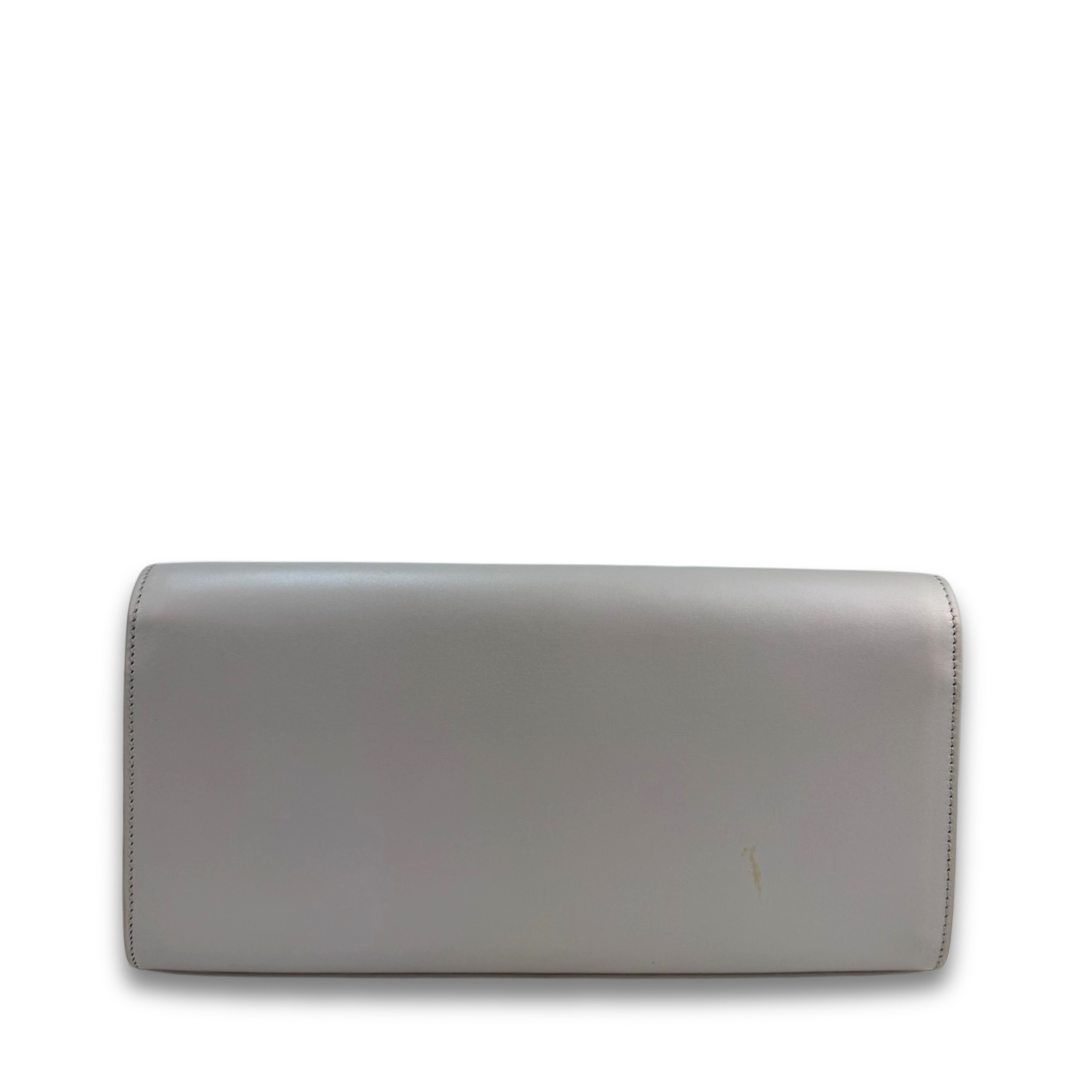 YSL Grey Kate Tassel Clutch