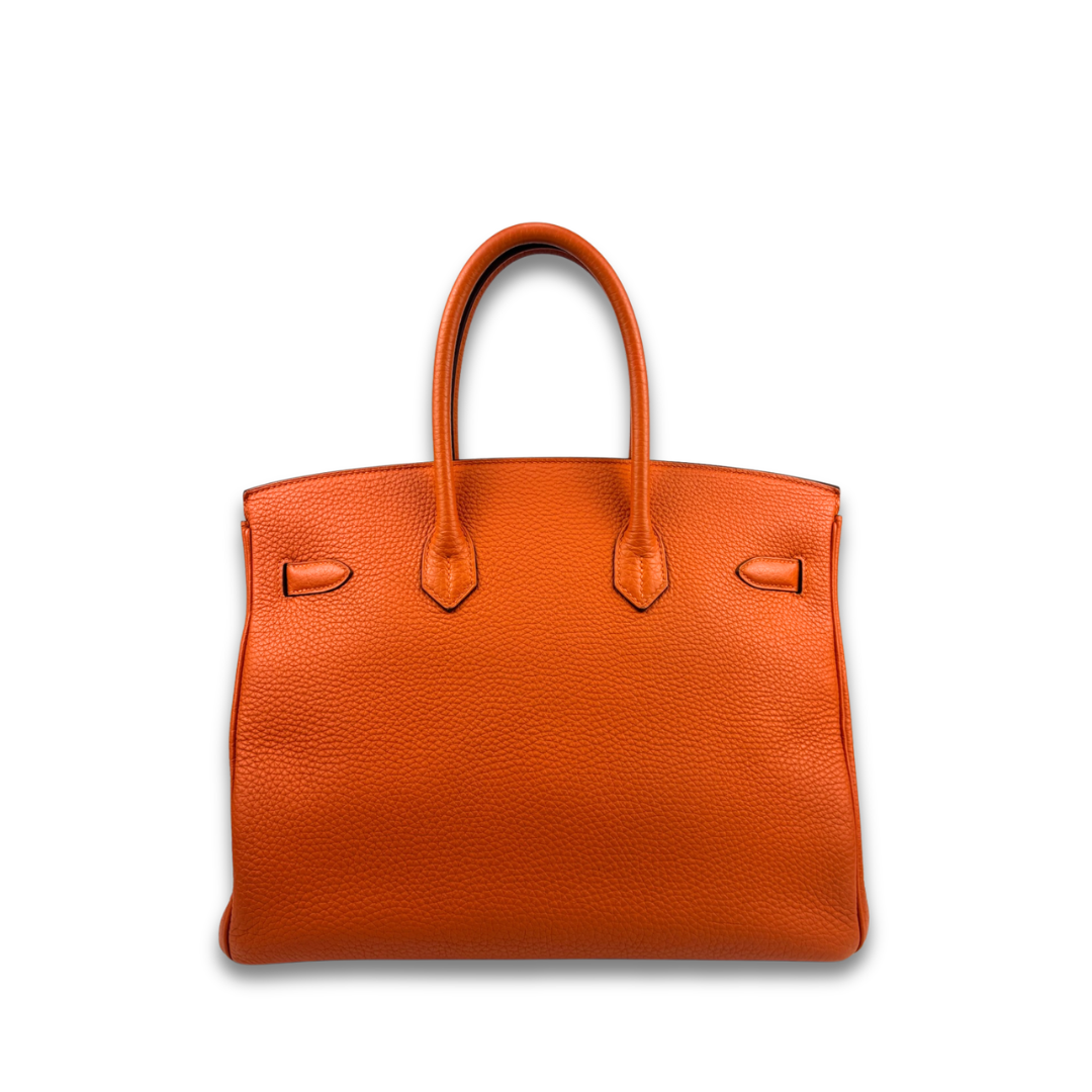 Hermès Togo Birkin 35 Feu Orange