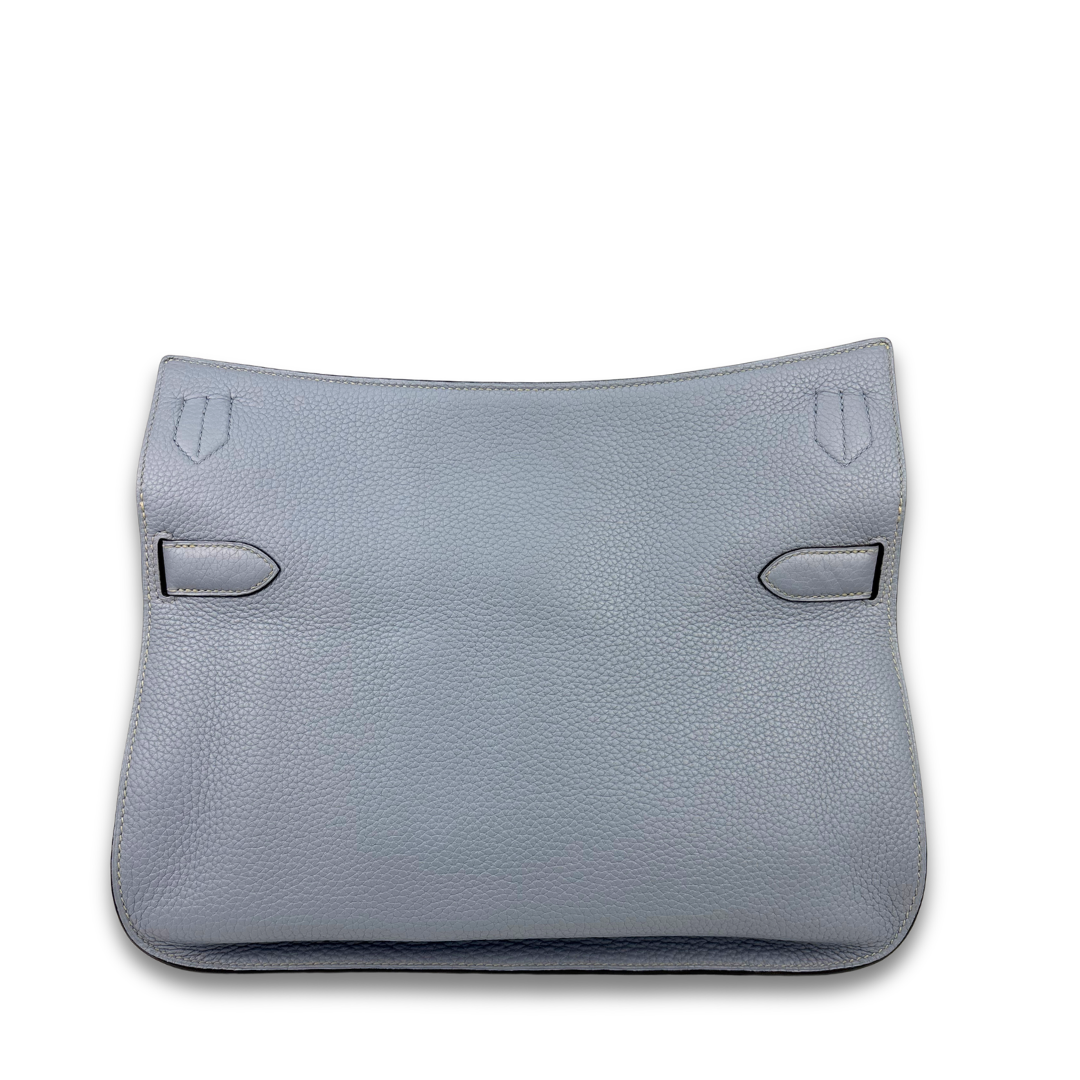 Hermès Clemence Jypsière 34 Bleu Lin