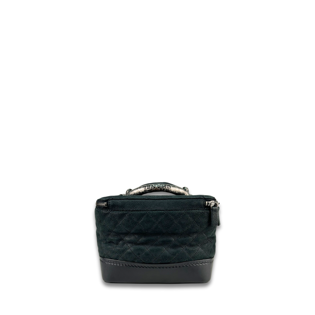 Chanel Caviar Globe Trotter Vanity Case
