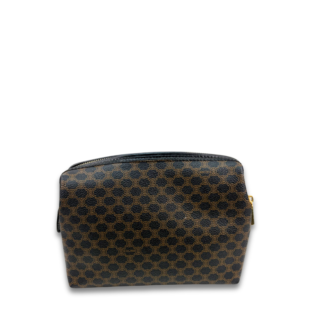 Celine Coated Canvas Toiletry Pouch
