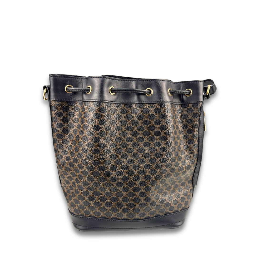 Celine Macadam Drawstring Crossbody