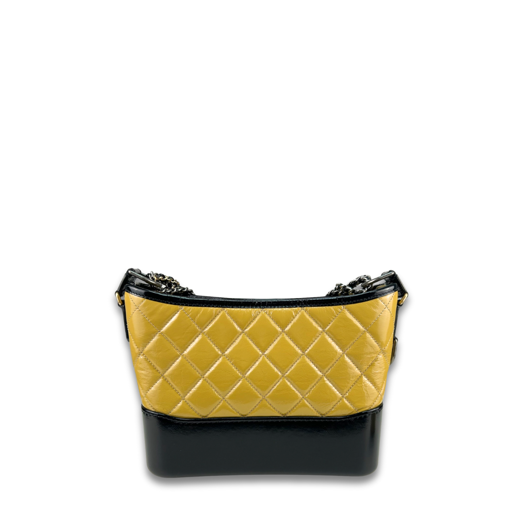 Chanel Golden Patent Medium Gabrielle Hobo
