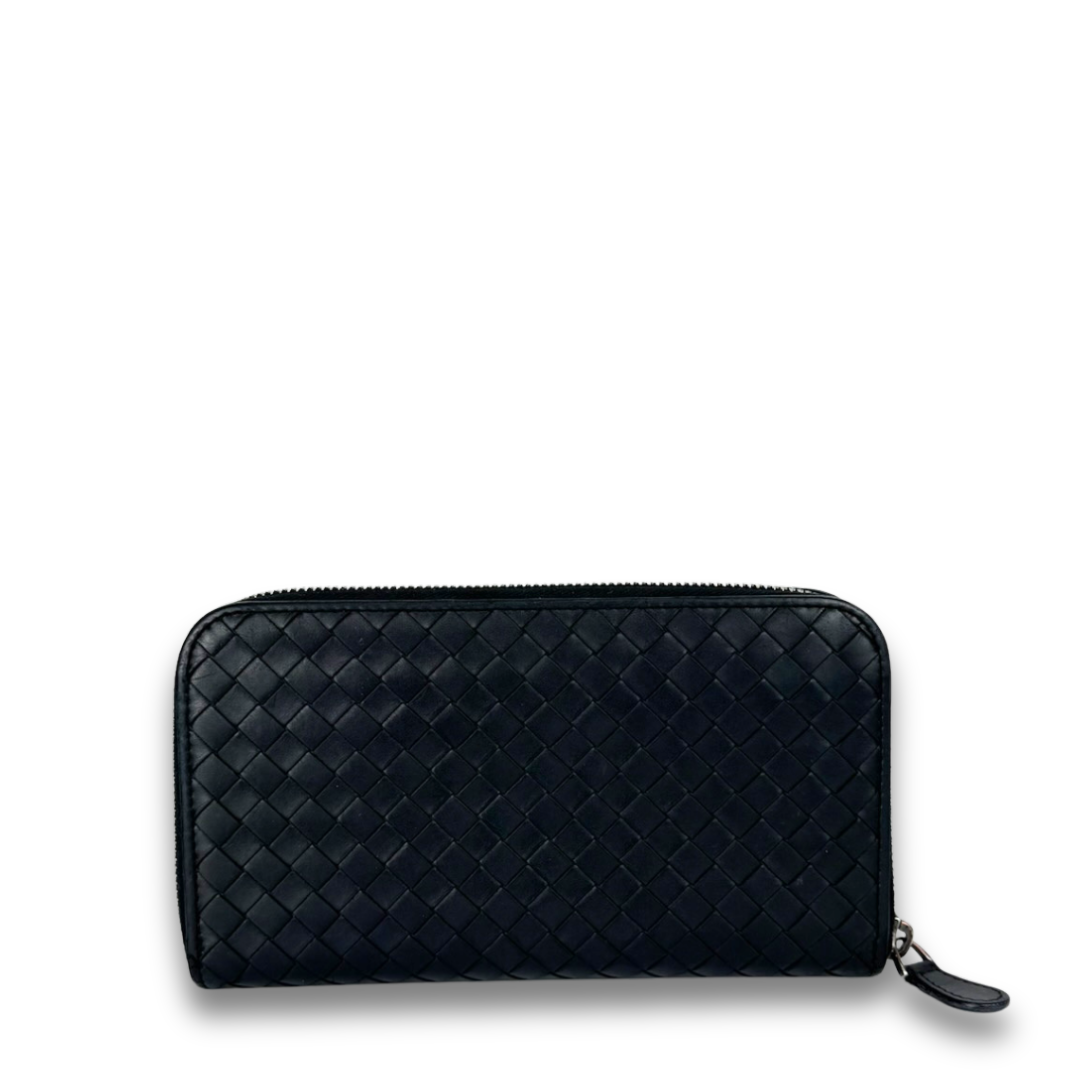 Bottega Veneta Intrecciato Zipper Wallet