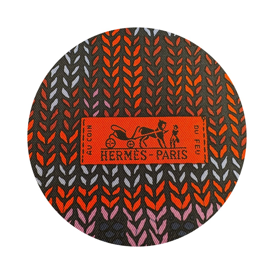 Hermès "Au Coin du Feu" Silk Scarf 90