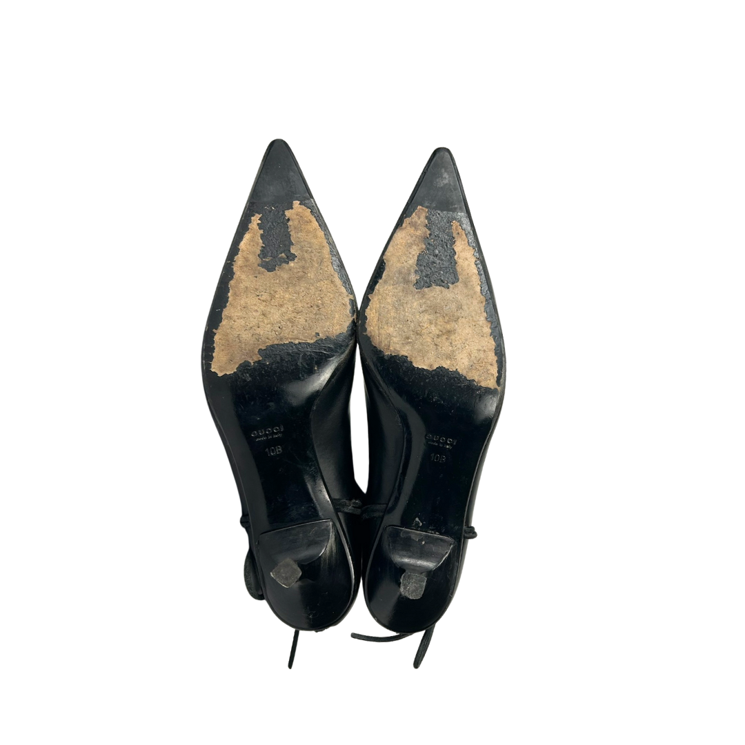 Gucci Horsebit Heeled Boots - Size 10