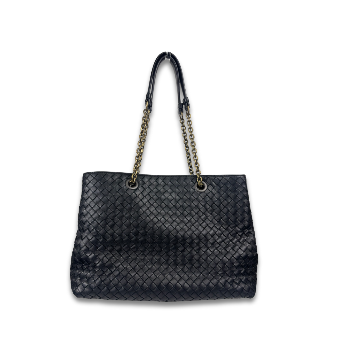 Bottega Veneta Intrecciato Chain Tote
