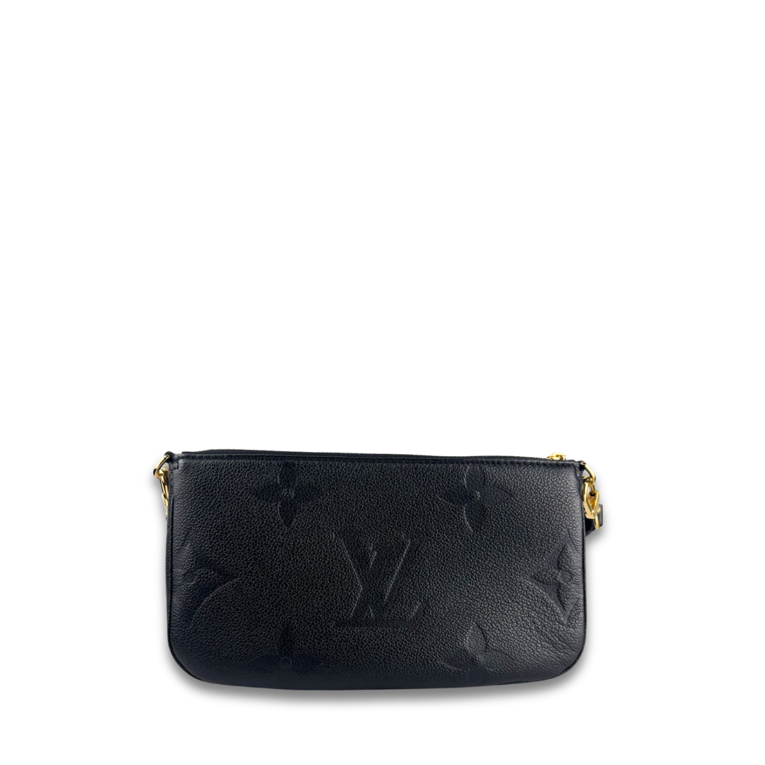 Louis Vuitton Black Empreinte Multi Pochette Accessoires