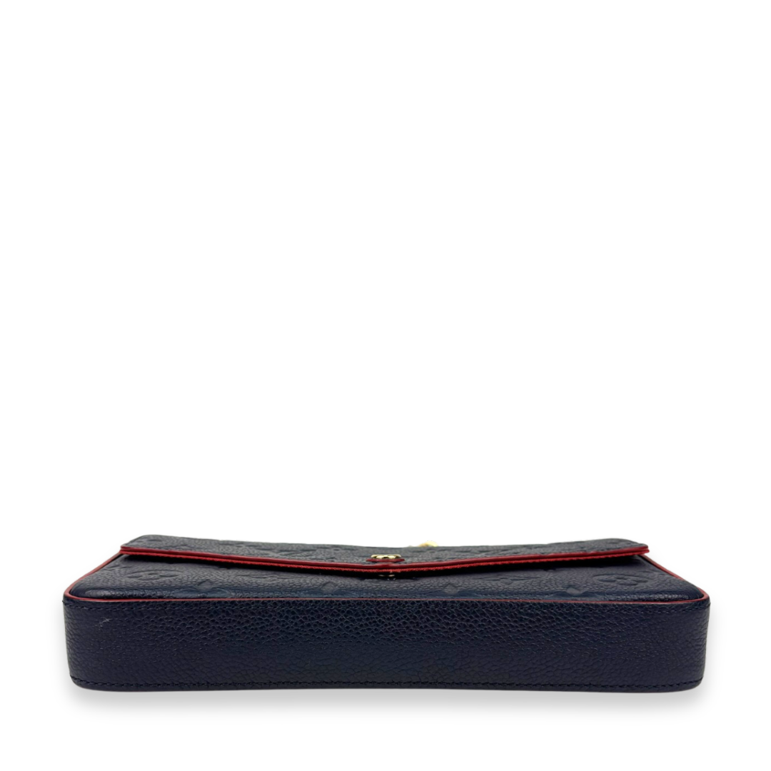 Louis Vuitton Navy Empreinte Pochette Felicie