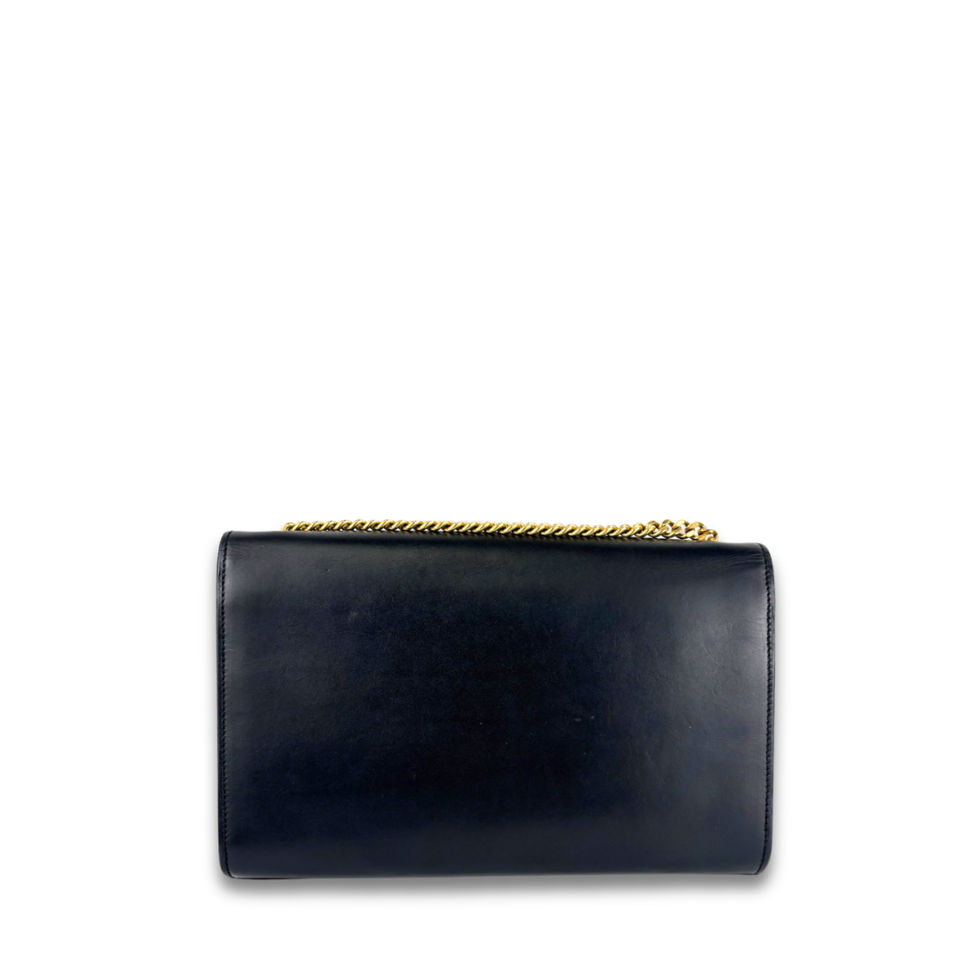 YSL Black Medium Kate Tassel Chain Bag