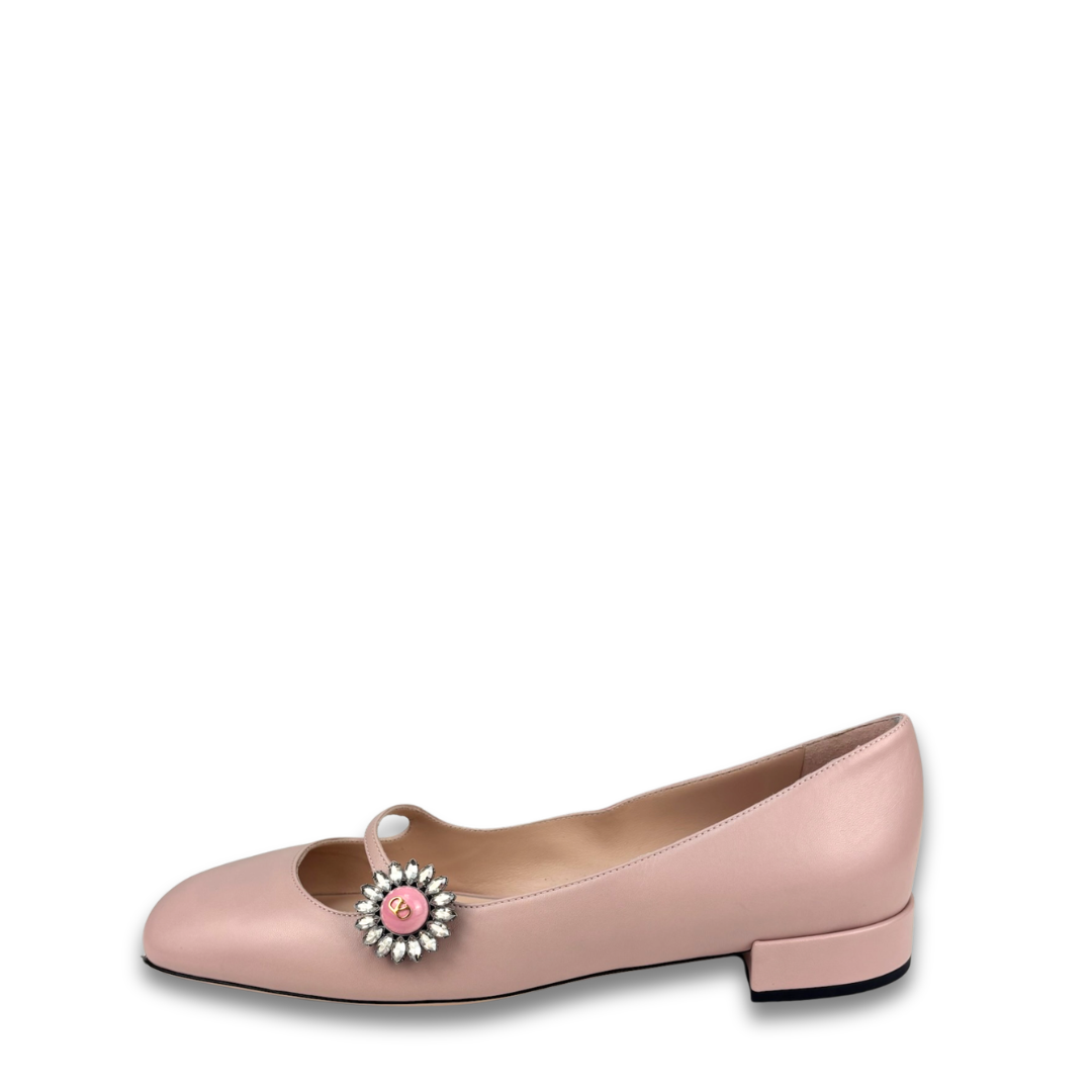 Valentino Pink Mary Janes-Size 39.5