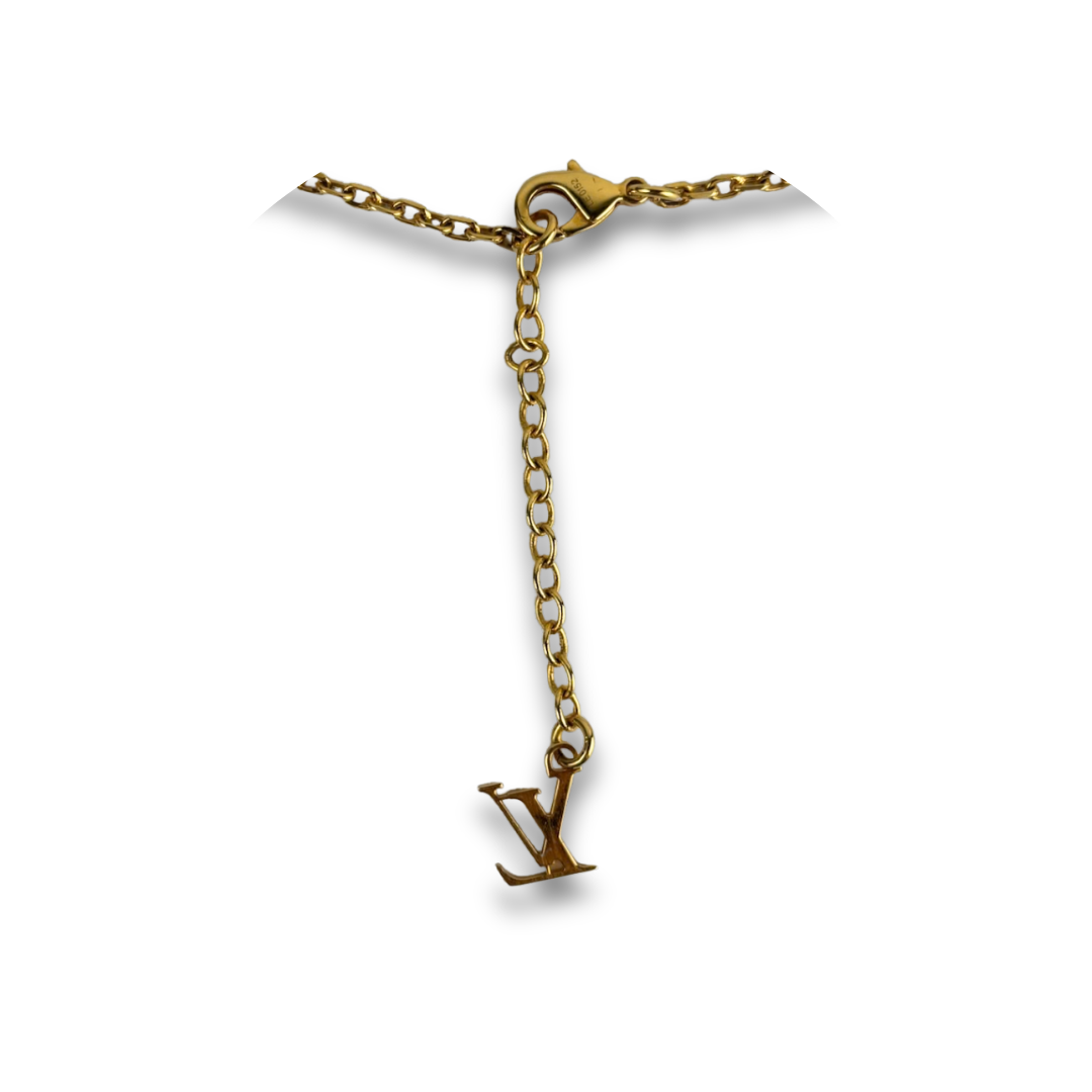 Louis Vuitton Spiky Monogram Pendant Necklace