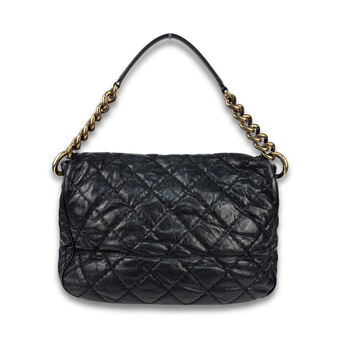 Chanel Coco Pleats Flap Messenger Bag