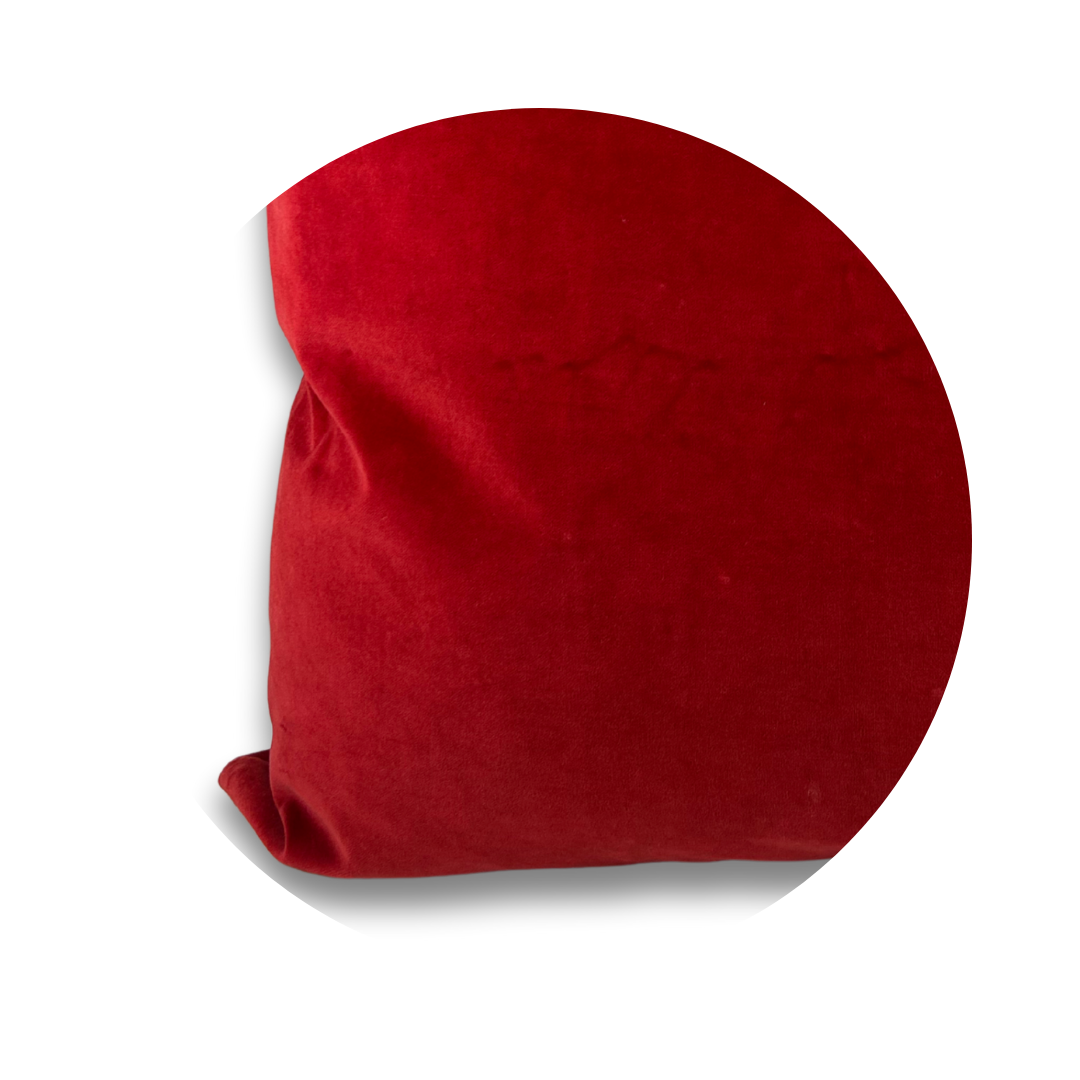 Fendi Velvet Rhinestone Pillow Cover