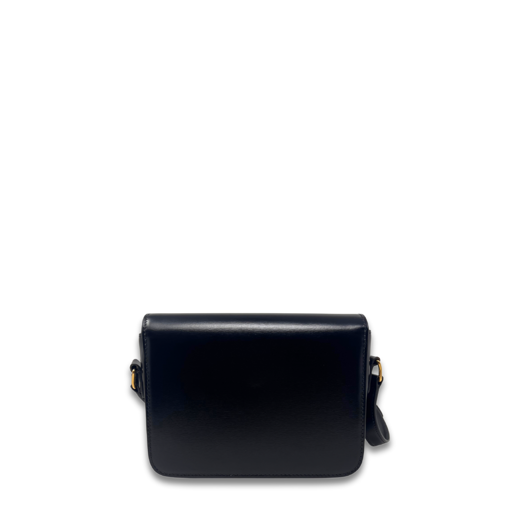 Celine Black Teen Triomphe Bag