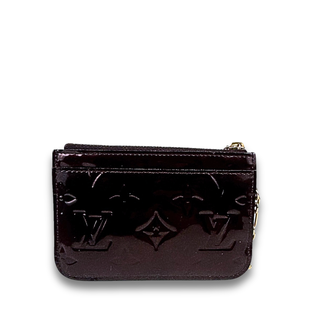 Louis Vuitton Amarante Vernis Key Pouch