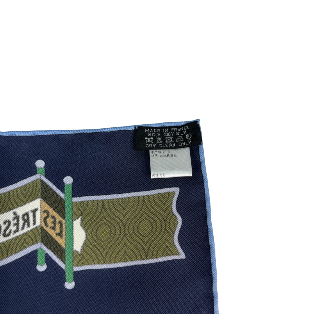 Hermès 'Les Trésors d'un Artiste' Silk Scarf 90