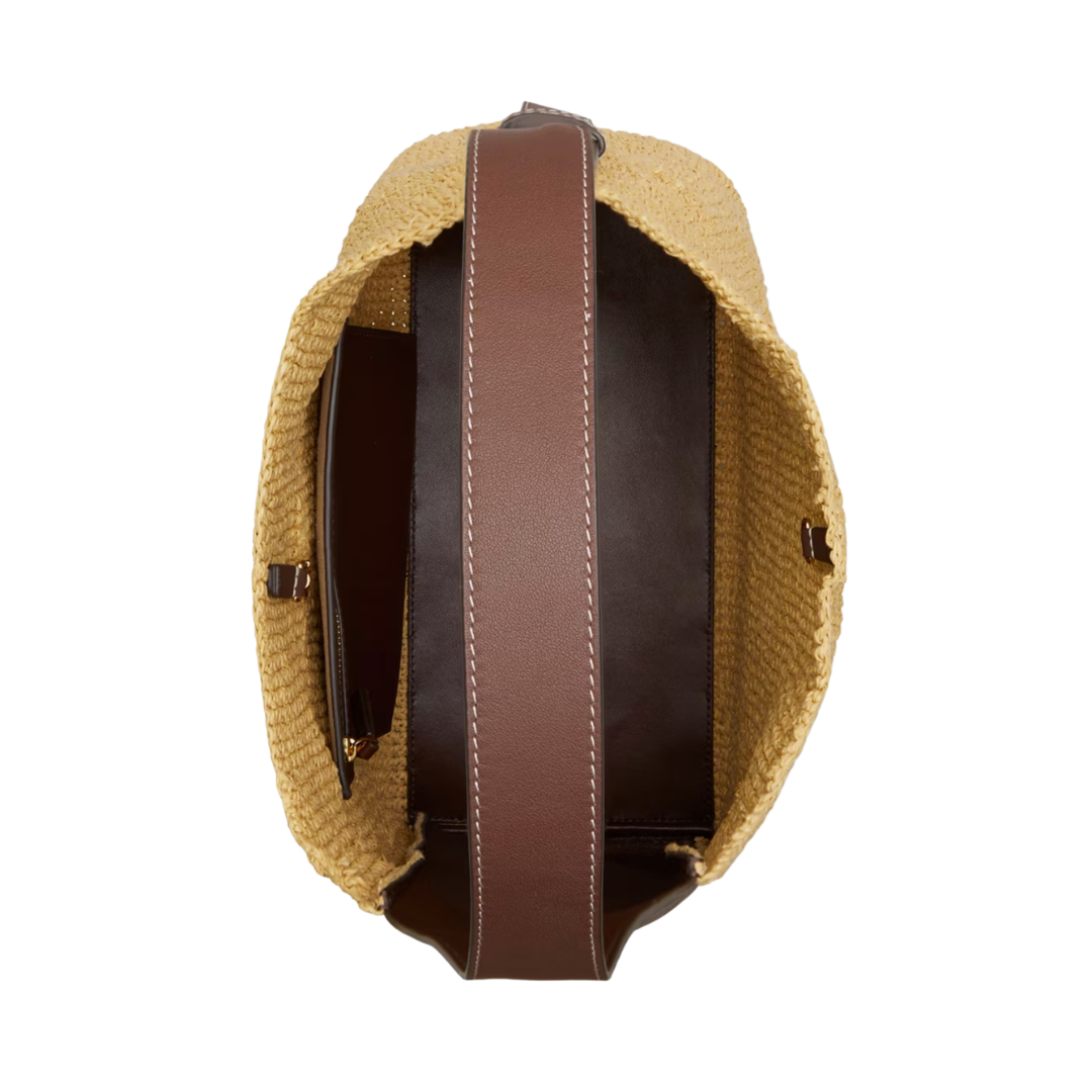 Tory Burch Romy Straw Hobo Bag