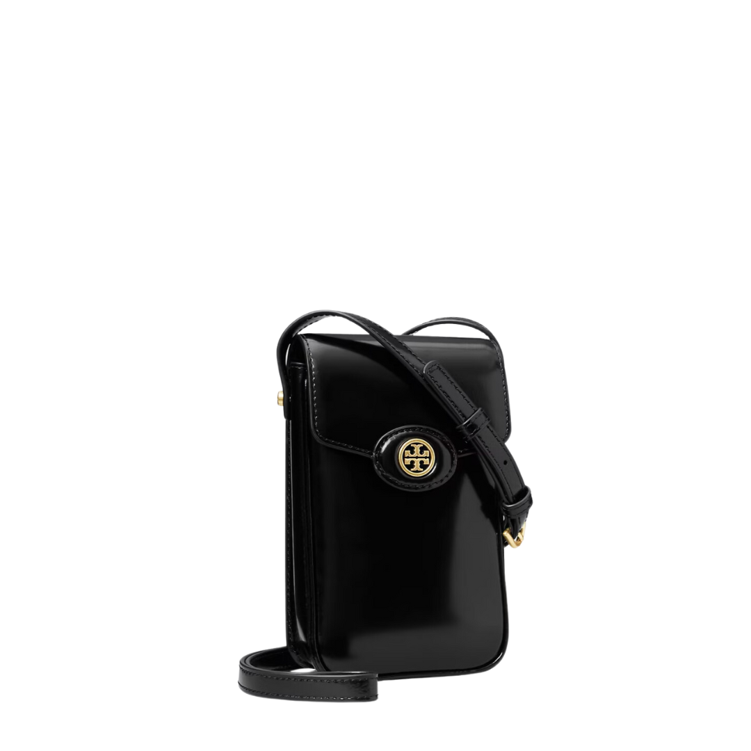 Tory Burch Robinson Spazzolato Phone Crossbody – Lola Saratoga Tory Burch Robinson Spazzolato Phone Crossbody – Lola Saratoga