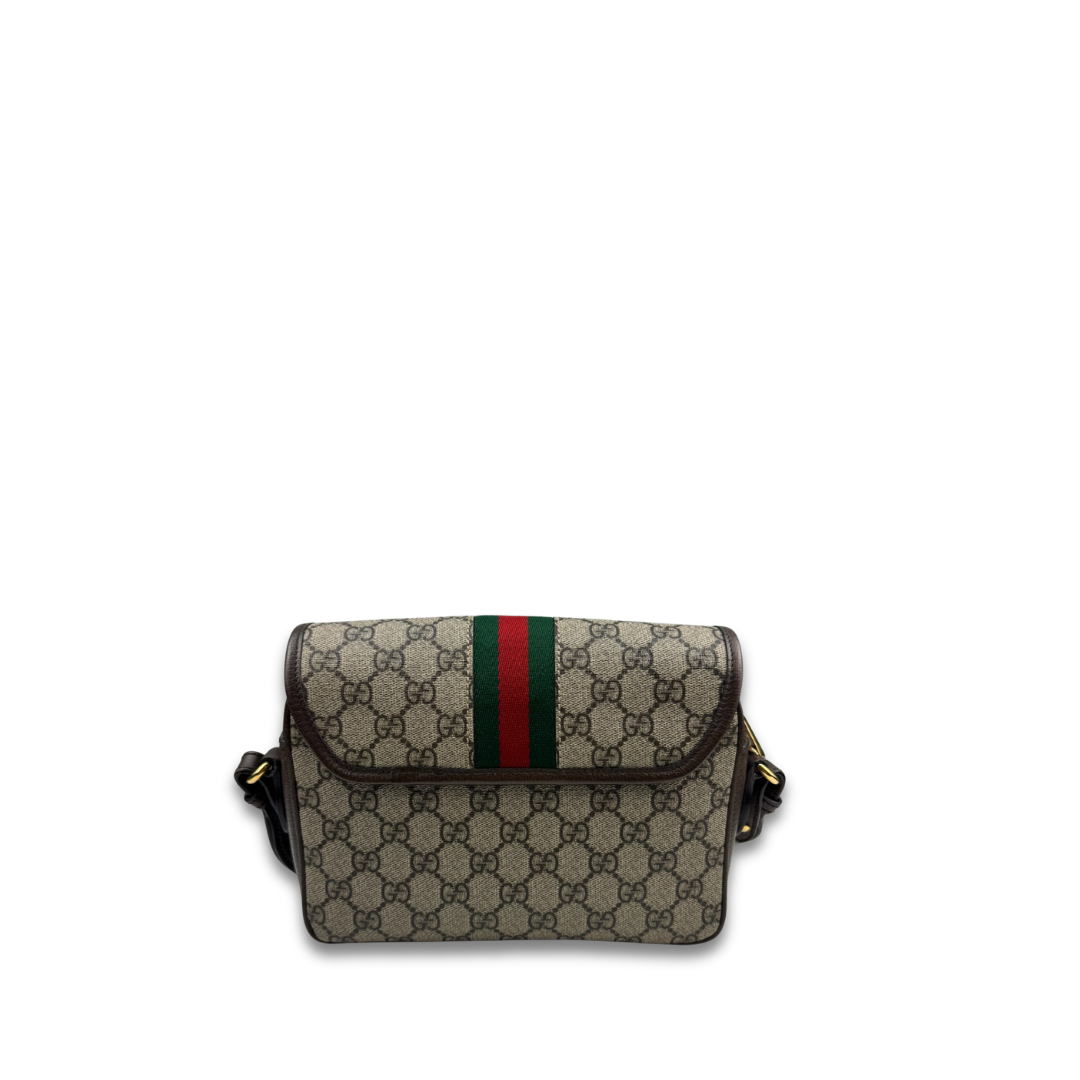 Gucci GG Supreme Ophidia Saddle Bag