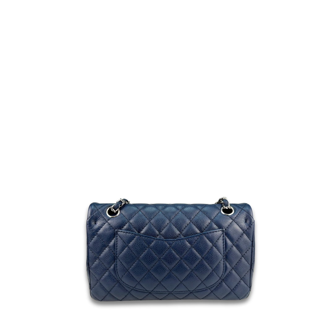 Chanel Blue Caviar Small Double Flap