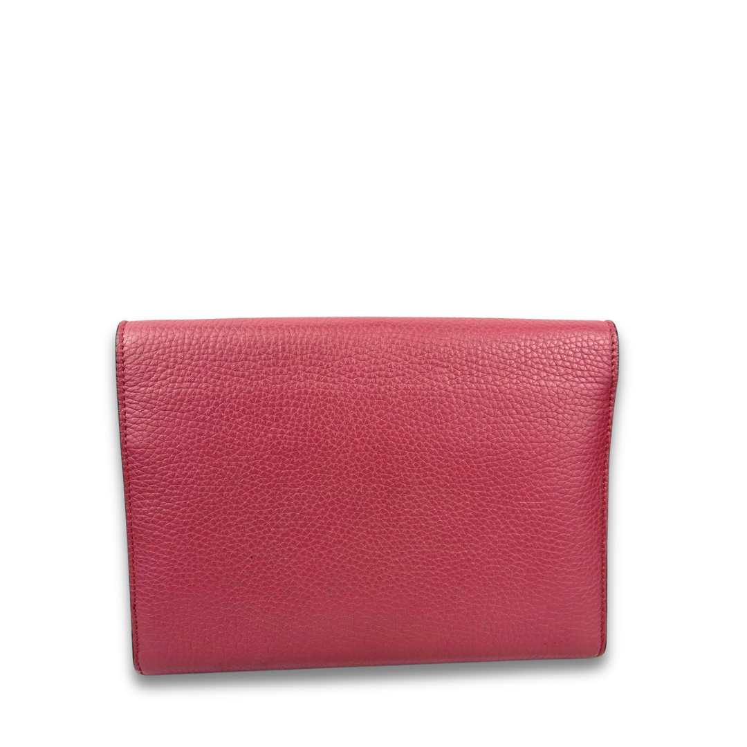 Gucci Mauve Marmont Chain Wallet