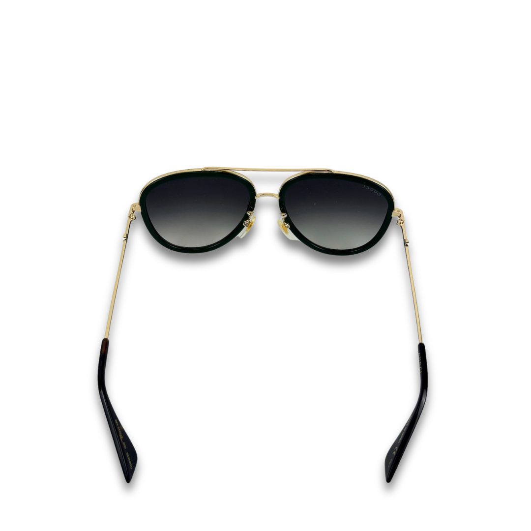 Gucci Metal Web Aviators