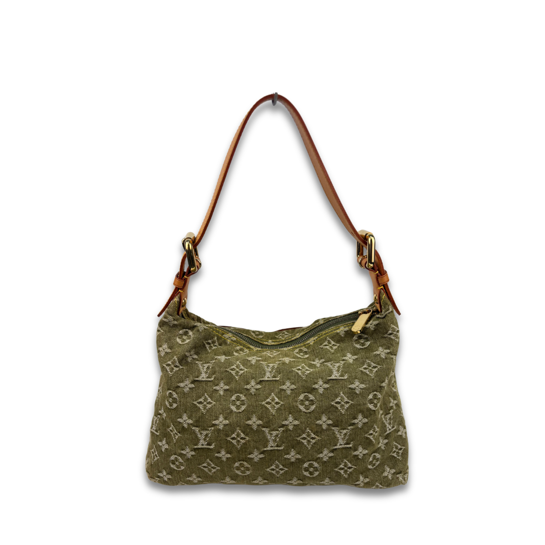 Louis Vuitton Green Denim Baggy PM